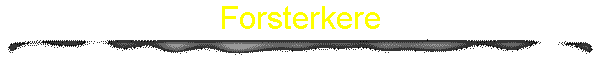 Forsterkere