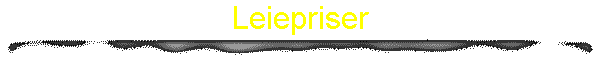 Leiepriser
